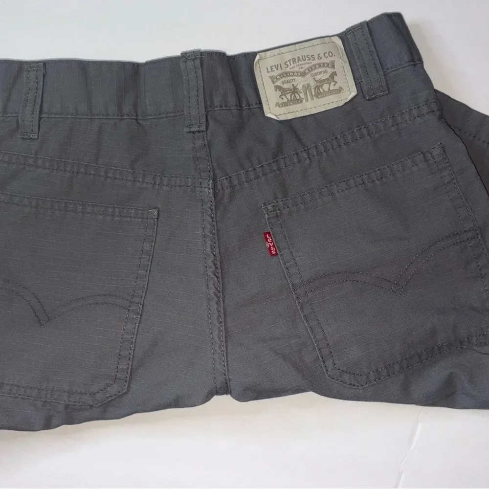 Levi's Gray Cotton-Blend Pants 14 reg W27